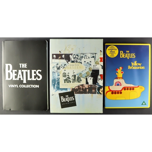 79 - THE BEATLES COLLECTABLES. Includes CDs (Anthology I and II, Sgt Pepper, etc), DVDs (Yellow Submarine... 