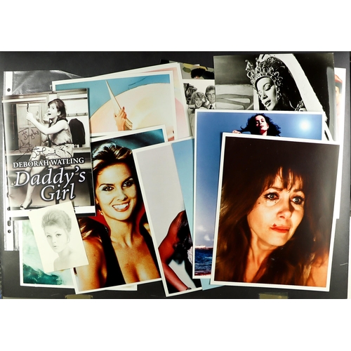 82 - TV AND FILM PRINTS. Includes Pippa Steele, Valerie Leon, Ralph Bates, Sid James, Caroline Munro, Vet... 