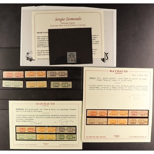 91 - UNBELIEVABLE CHIEFLY NEVER HINGED MINT HOLDING. A carton with hundreds of auction cards, stock cards... 