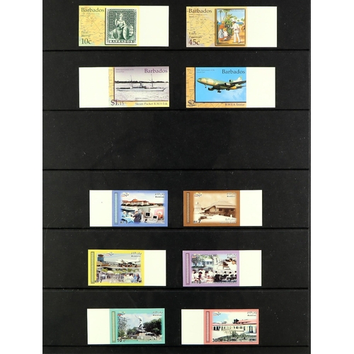 113 - COMMONWEALTH MODERN ARCHIVAL IMPERF PROOFS. A group of 2002 - 2013 imperf sets and miniature sheets ... 