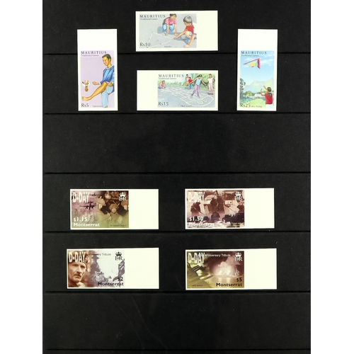 113 - COMMONWEALTH MODERN ARCHIVAL IMPERF PROOFS. A group of 2002 - 2013 imperf sets and miniature sheets ... 