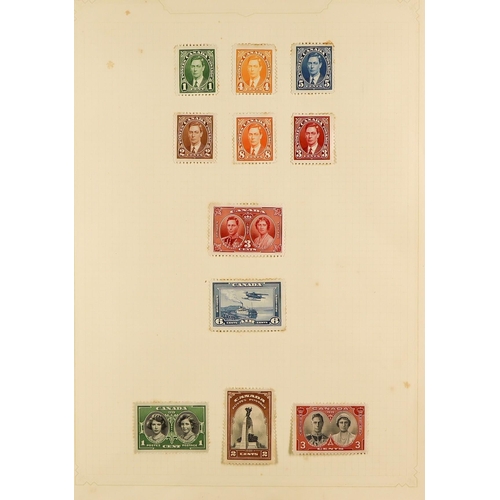 115 - [a] COMMONWEALTH MINT COLLECTION on various leaves in binders. QV to early QEII but chiefly from KGV... 