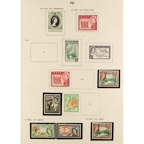 115 - [a] COMMONWEALTH MINT COLLECTION on various leaves in binders. QV to early QEII but chiefly from KGV... 