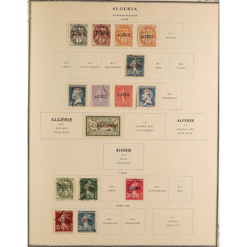 117 - FRENCH COLONIES IN AFRICAN COLONIES IN 4 ALBUMS. mint / never hinged mint & used collection in 4 alb... 