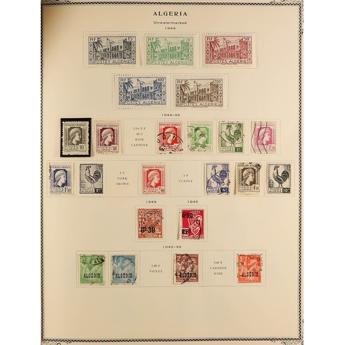 117 - FRENCH COLONIES IN AFRICAN COLONIES IN 4 ALBUMS. mint / never hinged mint & used collection in 4 alb... 