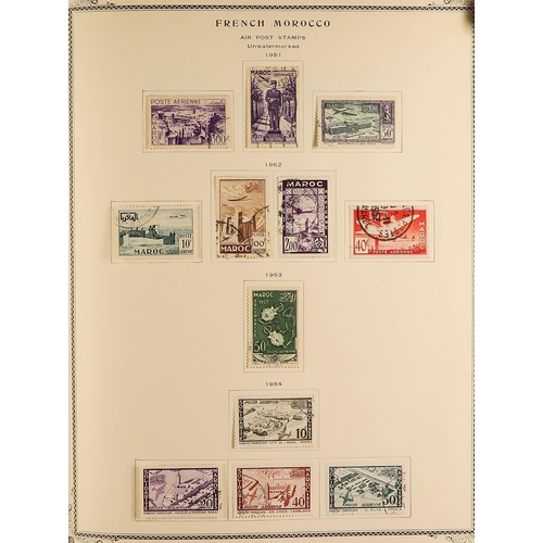 117 - FRENCH COLONIES IN AFRICAN COLONIES IN 4 ALBUMS. mint / never hinged mint & used collection in 4 alb... 