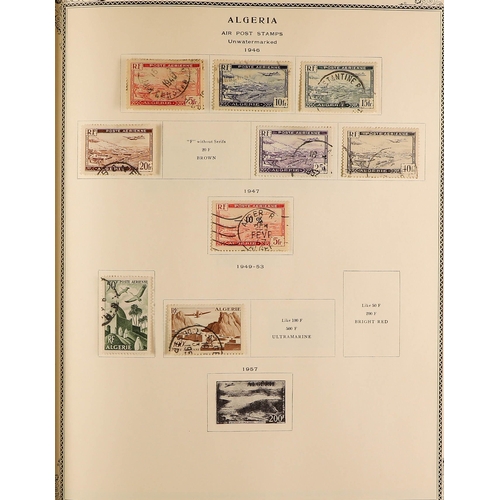 117 - FRENCH COLONIES IN AFRICAN COLONIES IN 4 ALBUMS. mint / never hinged mint & used collection in 4 alb... 