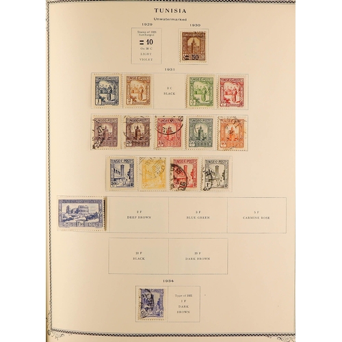 117 - FRENCH COLONIES IN AFRICAN COLONIES IN 4 ALBUMS. mint / never hinged mint & used collection in 4 alb... 