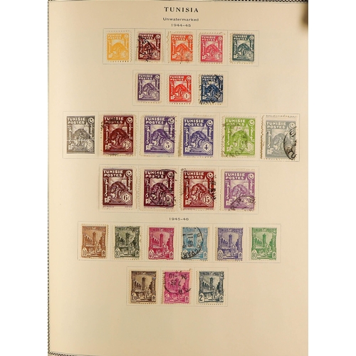 117 - FRENCH COLONIES IN AFRICAN COLONIES IN 4 ALBUMS. mint / never hinged mint & used collection in 4 alb... 