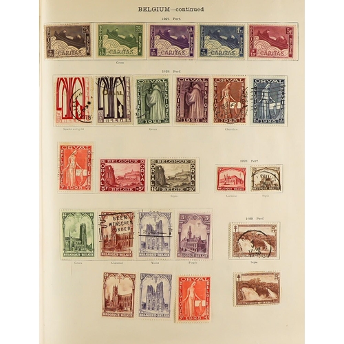 122 - IDEAL' ALBUM FOR 1915 - 1930 well- filled with mint & used Br Empire & overseas stamps (est. 8000+ s... 