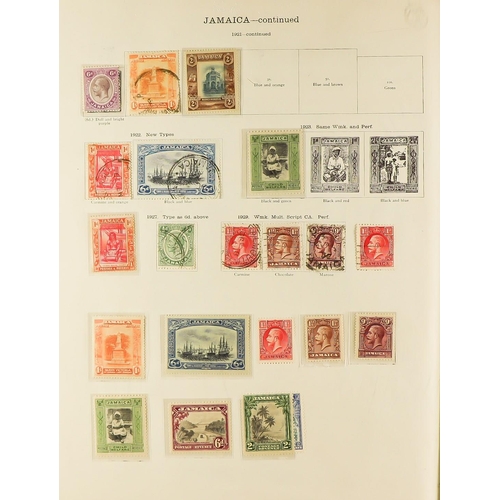 122 - IDEAL' ALBUM FOR 1915 - 1930 well- filled with mint & used Br Empire & overseas stamps (est. 8000+ s... 