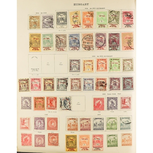 122 - IDEAL' ALBUM FOR 1915 - 1930 well- filled with mint & used Br Empire & overseas stamps (est. 8000+ s... 