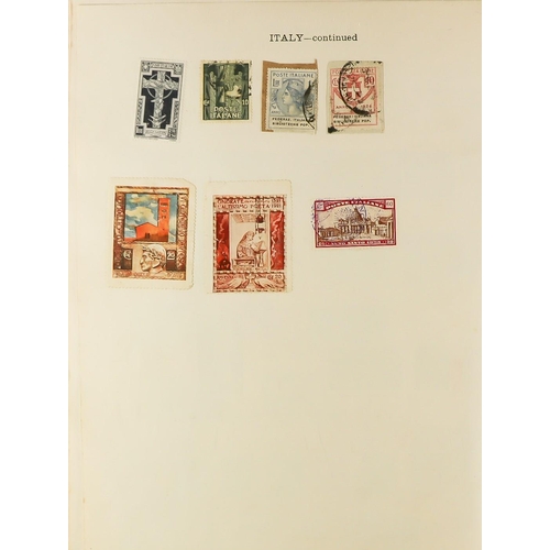 122 - IDEAL' ALBUM FOR 1915 - 1930 well- filled with mint & used Br Empire & overseas stamps (est. 8000+ s... 