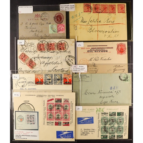 124 - BRITISH AFRICA COVERS group of 31 selected items spanning 1893 to 1952 from Br East Africa, Cape of ... 