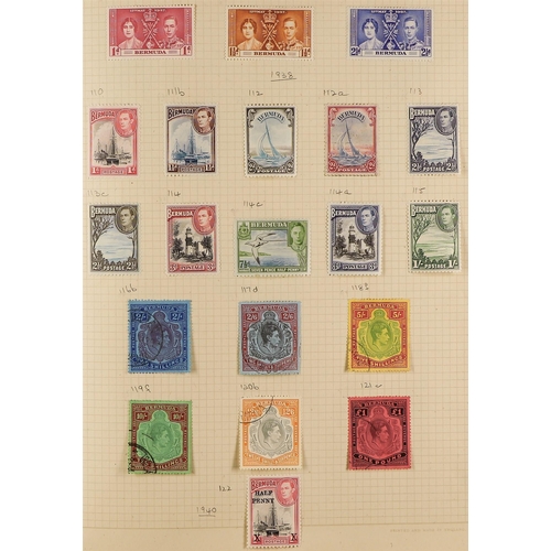 125 - COMMONWEALTH QV to QEII mint & used collection in an album with Falkland Is, British West Indies and... 