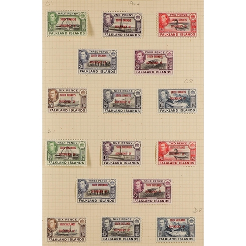 125 - COMMONWEALTH QV to QEII mint & used collection in an album with Falkland Is, British West Indies and... 