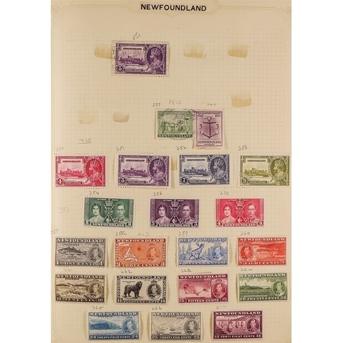 125 - COMMONWEALTH QV to QEII mint & used collection in an album with Falkland Is, British West Indies and... 