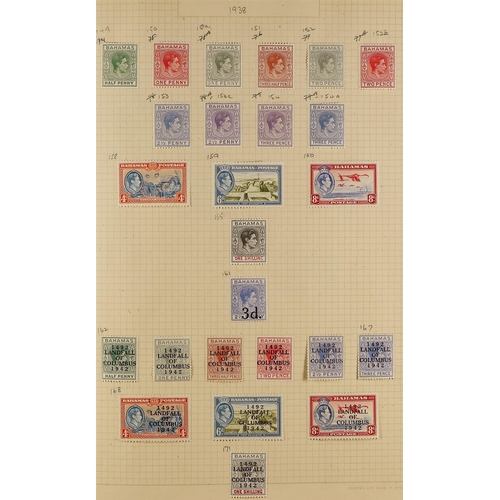 125 - COMMONWEALTH QV to QEII mint & used collection in an album with Falkland Is, British West Indies and... 