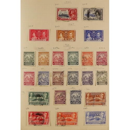 125 - COMMONWEALTH QV to QEII mint & used collection in an album with Falkland Is, British West Indies and... 