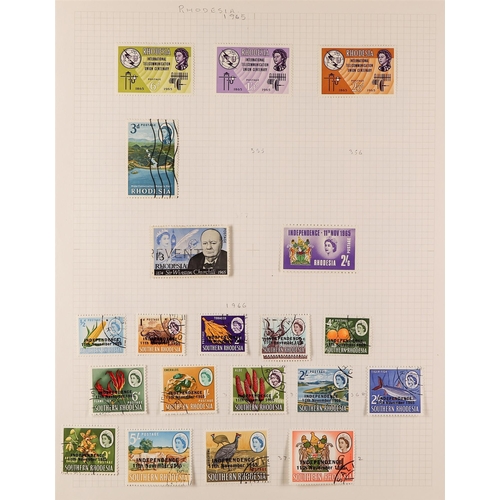 127 - THE RHODESIAS COLLECTION of mint & used stamps spanning 1924-1978, in an album, Northern Rhodesia, S... 