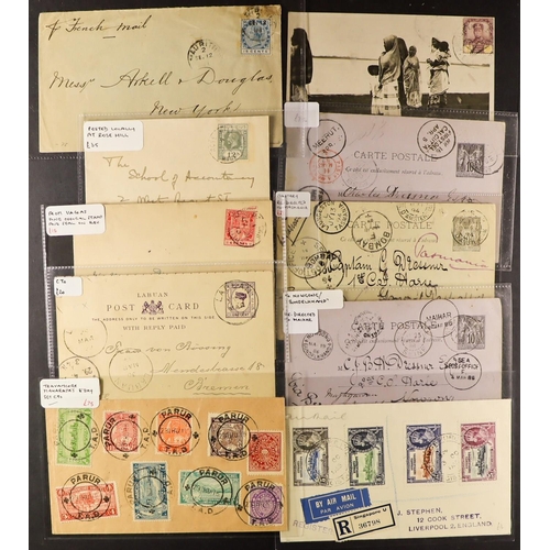 131 - BRITISH ASIA COVERS group of 38 selected items, spans 1854 to 1954 with items from Burma, Ceylon, In... 