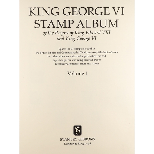 133 - SIX KING GEORGE VI ALBUMS IN SLIP CASES WITH MINT STAMPS. The 6 volumes of the 