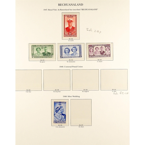 133 - SIX KING GEORGE VI ALBUMS IN SLIP CASES WITH MINT STAMPS. The 6 volumes of the 