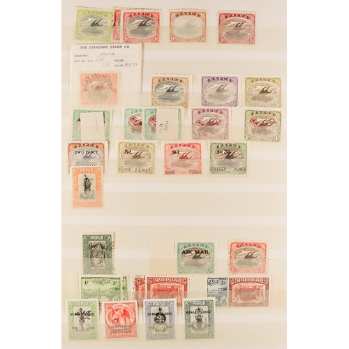 135 - [c] WORLD (MAINLY BRITISH PACIFIC) IN TWO CARTONS mint & used with strength in BRITISH PACIFIC small... 