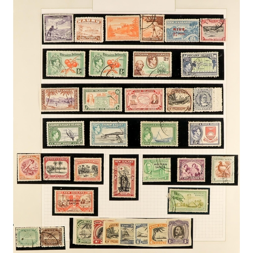 135 - [c] WORLD (MAINLY BRITISH PACIFIC) IN TWO CARTONS mint & used with strength in BRITISH PACIFIC small... 