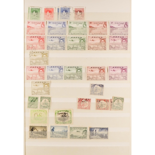 135 - [c] WORLD (MAINLY BRITISH PACIFIC) IN TWO CARTONS mint & used with strength in BRITISH PACIFIC small... 