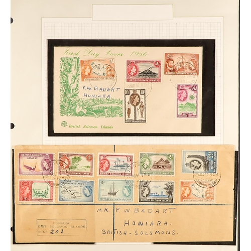 135 - [c] WORLD (MAINLY BRITISH PACIFIC) IN TWO CARTONS mint & used with strength in BRITISH PACIFIC small... 