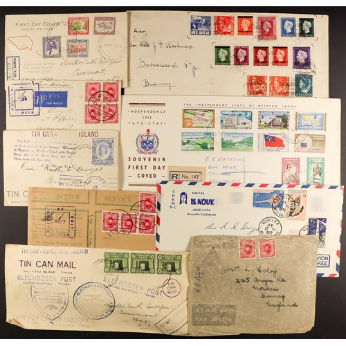 135 - [c] WORLD (MAINLY BRITISH PACIFIC) IN TWO CARTONS mint & used with strength in BRITISH PACIFIC small... 