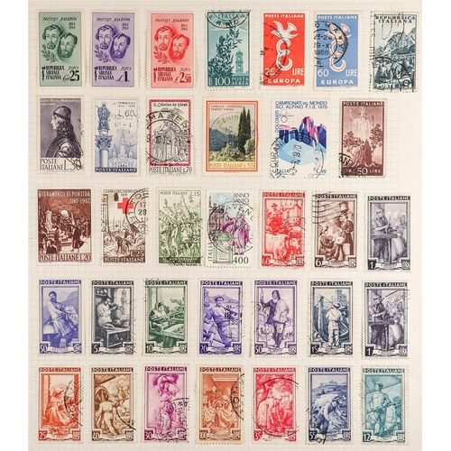 137 - EUROPEAN COUNTRIES ON ALBUM PAGES An extensive mint & used, chiefly 20th Century collection on a thi... 