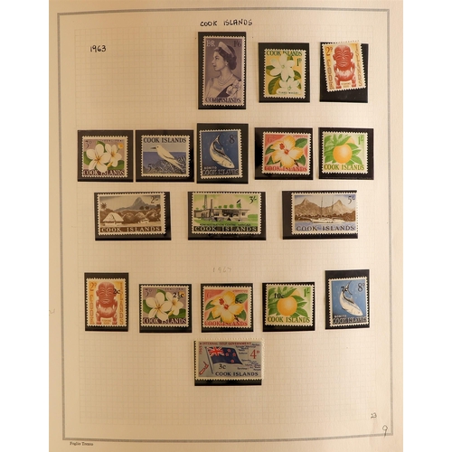 138 - BRITISH OCEANIA 1950's - 1970's MOSTLY NEVER HINGED MINT collection in album, Australia, AAT, Br Sol... 