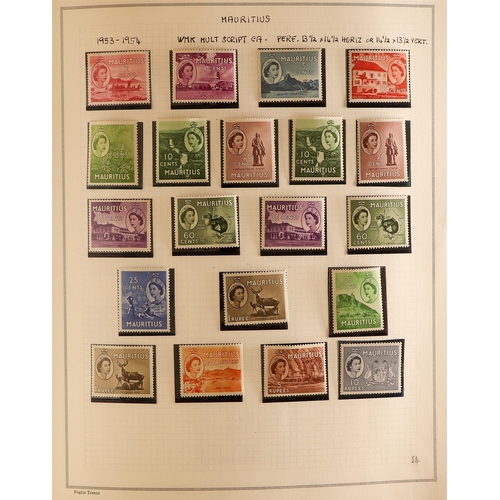 141 - BRITISH AFRICA 1950's - 1970's CHIEFLY NEVER HINGED MINT collection in album from Basutoland & Gambi... 