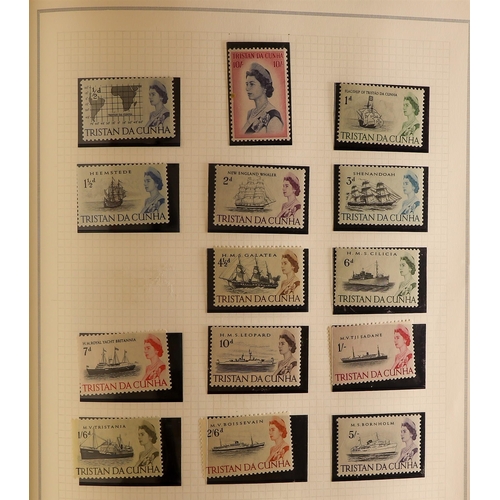 141 - BRITISH AFRICA 1950's - 1970's CHIEFLY NEVER HINGED MINT collection in album from Basutoland & Gambi... 