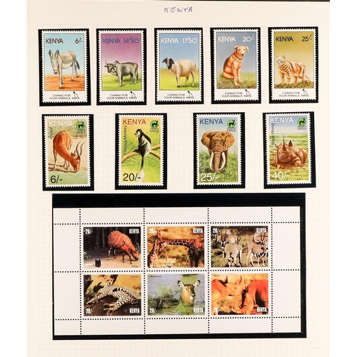 142 - BRITISH AFRICA UNMOUNTED MINT collection in album of 1960s - 2010s stamps, miniature sheets & sheetl... 