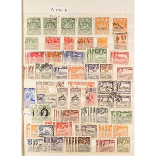 150 - COMMONWEALTH - CARIBBEAN ISLANDS mint & used stamps in 5 stock books + packet (approx 3500+ stamps)
... 