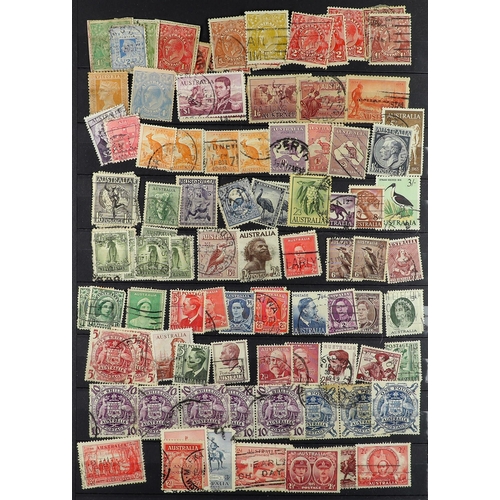 162 - WORLD WIDE IN BIG STOCKBOOK. contains mint and used 1860 - 1990's collection. Note GB 1948 £1 Weddin... 