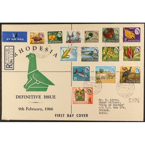 166 - WORLD COVERS, FDC's, MINI-SHEETS ETC Accumulation in sixteen cover albums, includes British Commonwe... 