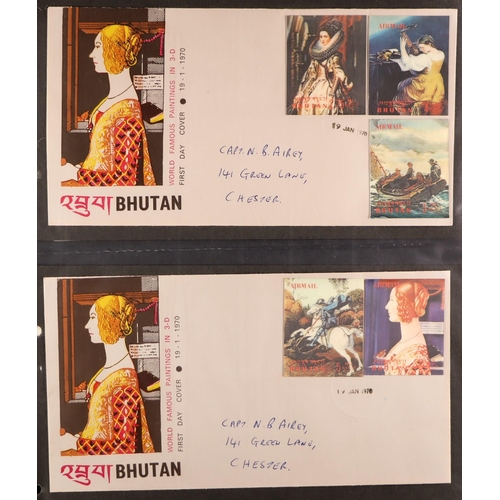 166 - WORLD COVERS, FDC's, MINI-SHEETS ETC Accumulation in sixteen cover albums, includes British Commonwe... 