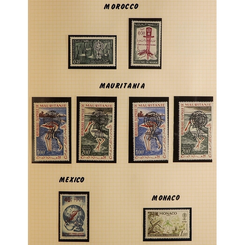 169 - ANTI-MALARIA COLLECTION of 1960 - 1963 never hinged mint complete sets, miniature sheets & sheetlets... 