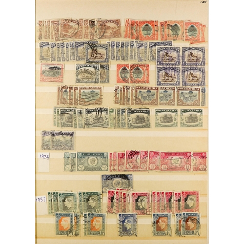 170 - BRITISH AFRICA mint / never hinged mint & used stamps in a box file, Ascension, St Helena, Seychelle... 