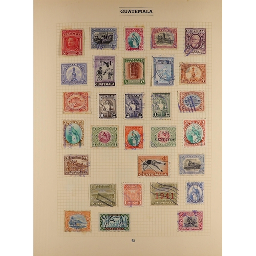 175 - GREENLAND TO IRAQ WORLD WIDE COLLECTION of mint and used stamps in an album includes Guatemala, Hond... 