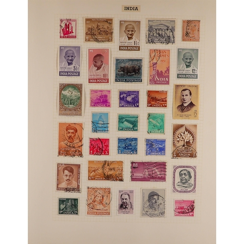 175 - GREENLAND TO IRAQ WORLD WIDE COLLECTION of mint and used stamps in an album includes Guatemala, Hond... 