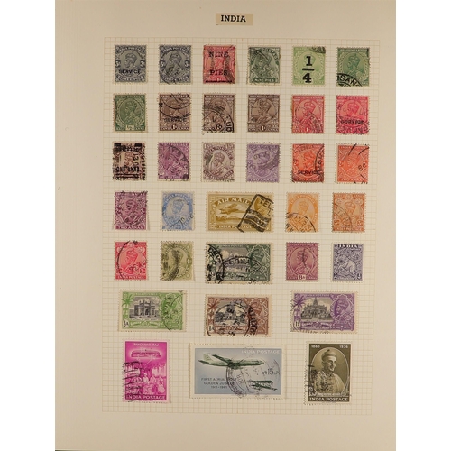 175 - GREENLAND TO IRAQ WORLD WIDE COLLECTION of mint and used stamps in an album includes Guatemala, Hond... 