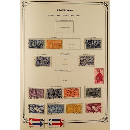 179 - USA & CANADA in a large album, mint & used USA from the 1890's - 1990's and Canada from the 1930's o... 