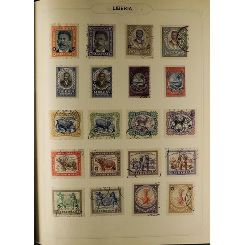 184 - MIDDLE EAST / AFRICA  / CENTRAL ASIA an album of mint & used, all period, stronger Abyssinia, Belgia... 