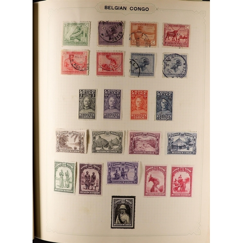 184 - MIDDLE EAST / AFRICA  / CENTRAL ASIA an album of mint & used, all period, stronger Abyssinia, Belgia... 