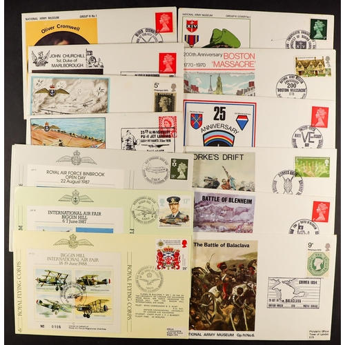 189 - MAINLY COMMONWEALTH a carton with many Australia presentation packs, some stationery, also some Falk... 